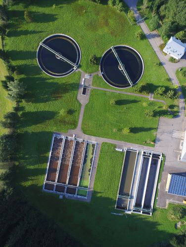 Wastewater treatment plant of Golf Course in USA
